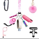 Portable Alarm Keychain for Women